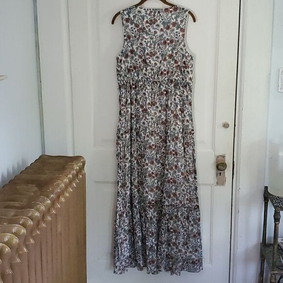 Rachel Zoe Floral Cotton Maxi Dress - Picture 13 of 16